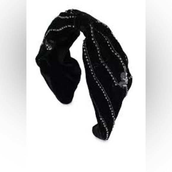 Zara Girls Black Beaded Headband - NWT - Picture 3 of 5